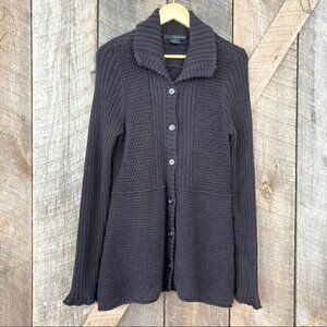Calvin Klein cardigan, 💯 cotton knit,  black